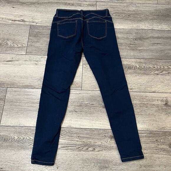 Women's Straight Leg Jeans - Blue - Picture 2 of 8